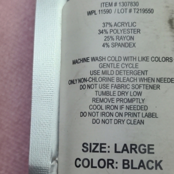 32 Degrees Heat Kids Long Sleeve Crew Neck Tee and Leggings Set in Black Large - Picture 6 of 7